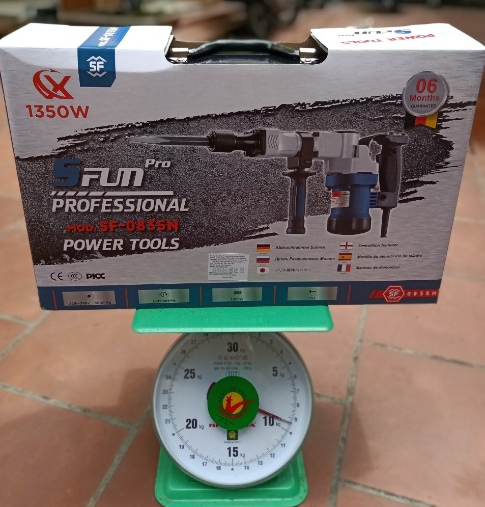 MÁY ĐỤC BÊ TÔNG 17 LY 1350W SFUN 0835A - HÀNG CHÍNH HÃNG