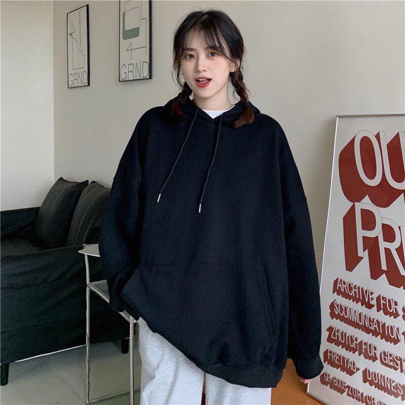 Áo khoác hoodie trơn form rộng chất Nỉ Ngoại Dày dặn 3 Màu Nam Nữ Ulzzang Unisex, mẫu hoddie hot nhắt năm G5