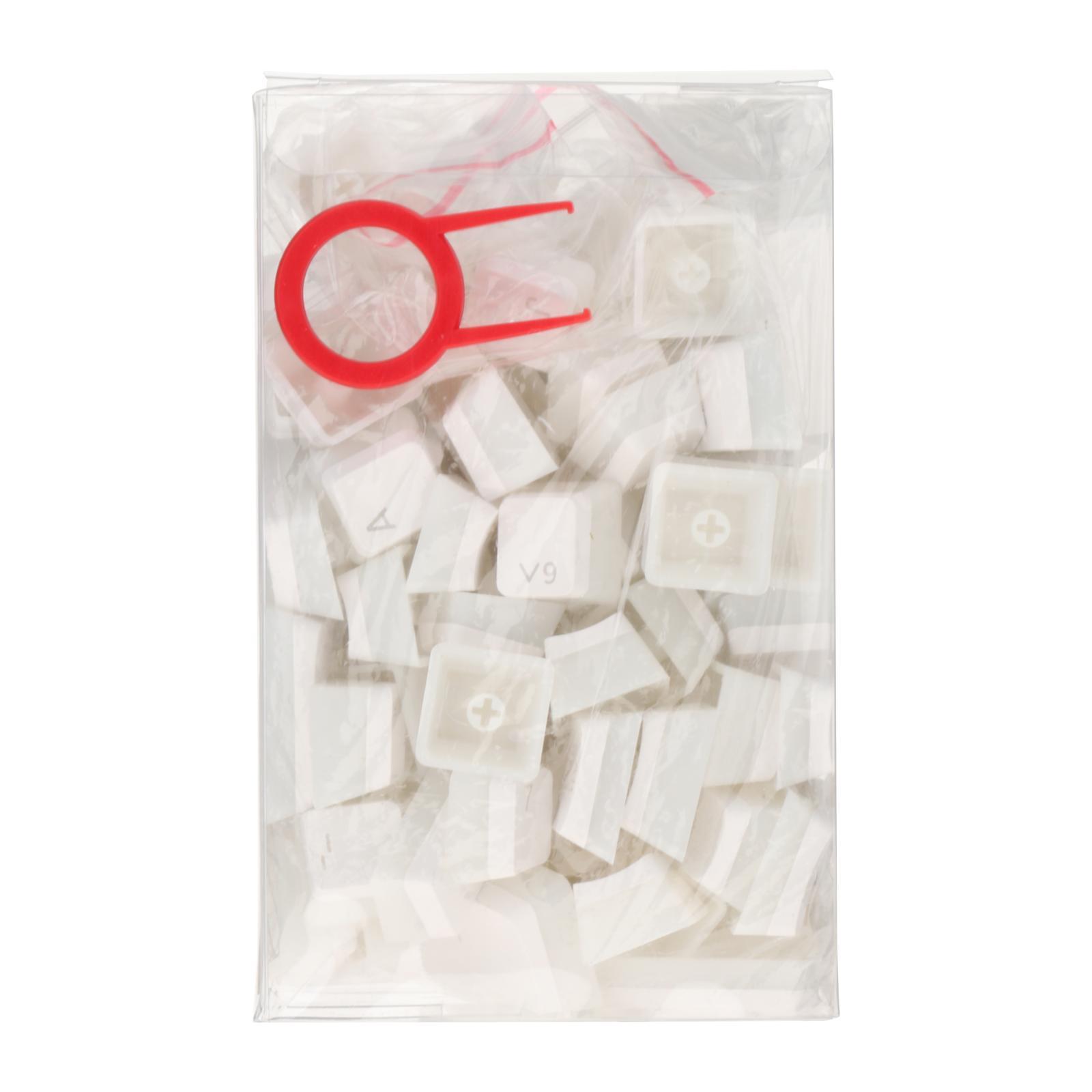 PBT Pudding Keycaps Translucent 108 Keys Keycap Set for Most Mechanical Keyboard PC Gaming