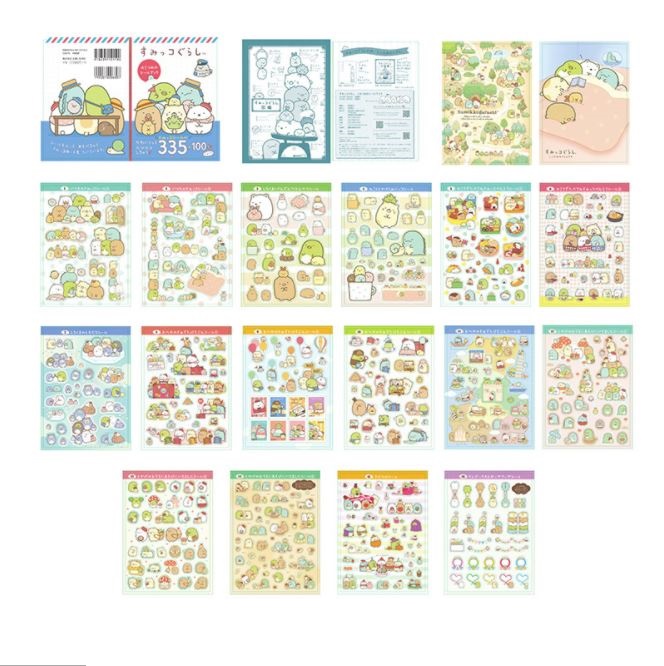 Sổ Tay Sticker Nhãn Dán Trang Trí Nhật Ký Kế Hoạch Kawaii Nhật Bản