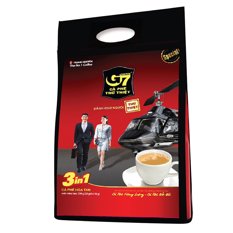 Cà Phê Hòa Tan Trung Nguyên G7 3 In 1 (16g x 50 gói) - (Giao Ngẫu Nhiên)