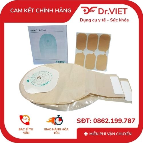 Túi phân 1 mảnh khóa kẹp PROXIMA - 10 Túi