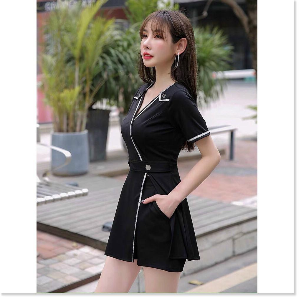 Set đính nút poly 2 da ngắn cực xinh xắn KEN BLOCK