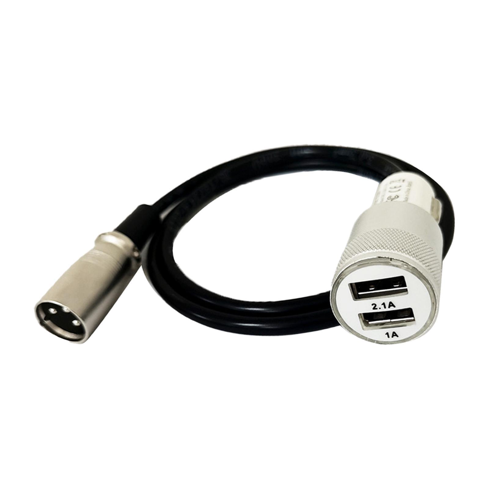 USB Car Charger Spare Double USB with Two USB Ports Accessories Portable