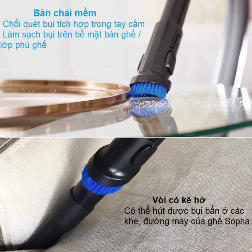 Máy hút bụi không túi Philips PowerPro Active FC8632, Serial 5000, công suất 1700W Công nghệ PowerCyclone 7 - HÀNG NHẬP KHẨU