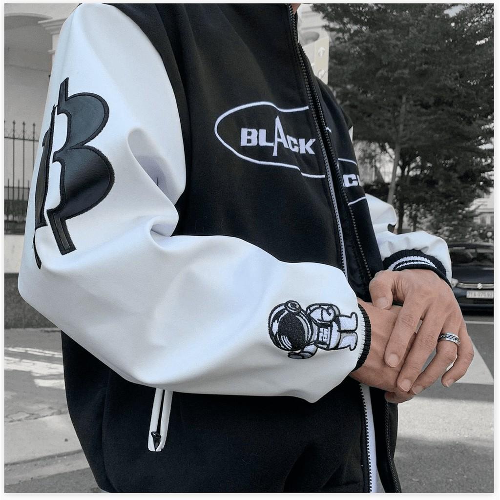 ÁO BOMBER. ÁO KHOÁC DÙ KIỂU BOMBER VẢI XỊN XÒ LOGO IN CỰC NGẦU TP B.BY