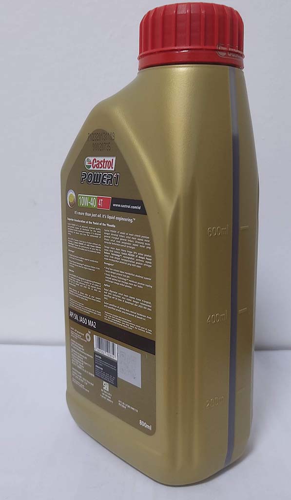 Dầu nhớt xe số Castrol Power 1 4T 10W-40, 800ml