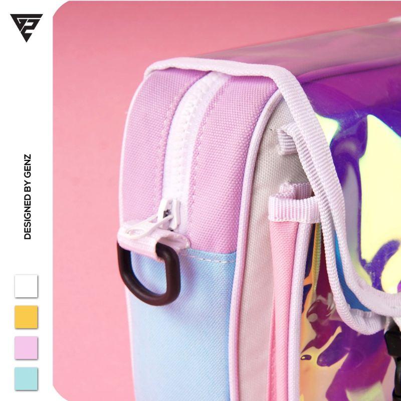 Túi đeo chéo ulzzang nam nữ GENZ phong cách unisex tone màu pastel năng động TA067