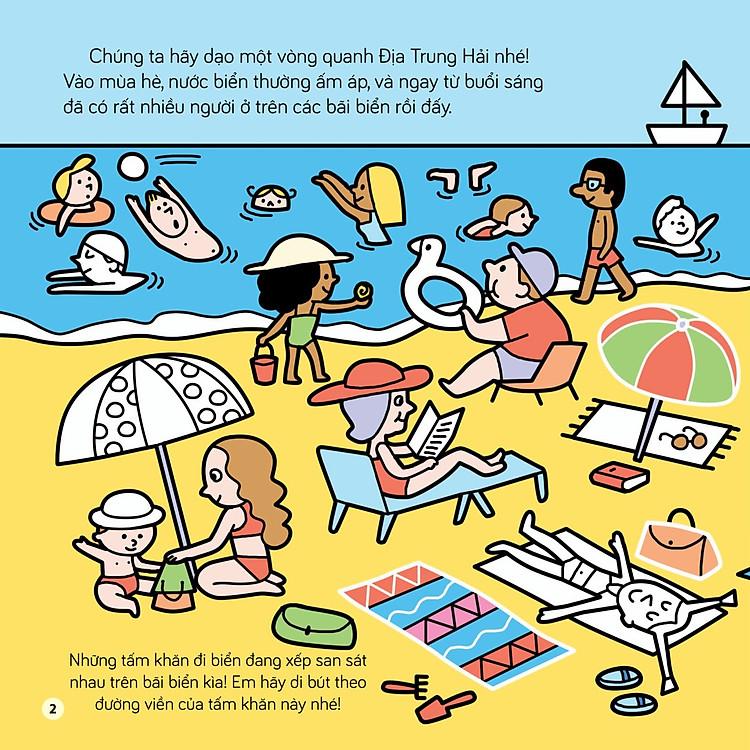 Sách Tô màu khám phá thế giới