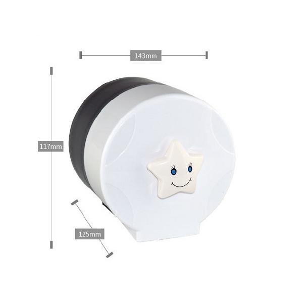 Bộ 2 Hộp đựng giấy vệ sinh gắn tường cỡ nhỏ 14 cm