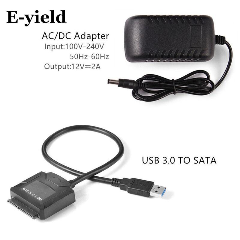 Bộ chuyển đổi SATA Cáp USB 3.0 sang SATA Converter 2.5 3,5 inch Super Speed Drive ổ đĩa cho HDD SSD USB 3.0 đến cáp SATA
