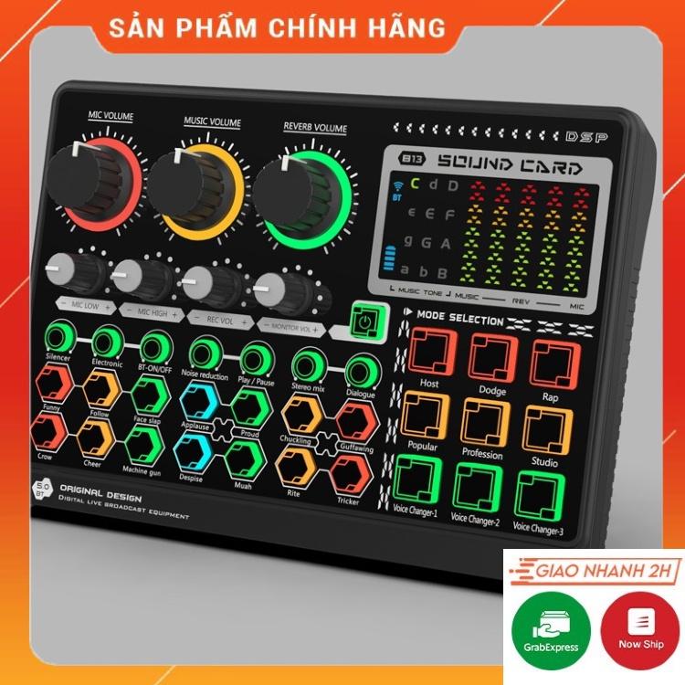 Sound Card B13 Phiên Bản Mới Nhất . Hát Karaoke, Thu Âm , Livestream . Tích Hợp Autotune , Gỉa Giọng Người Gìa , Trẻ Em