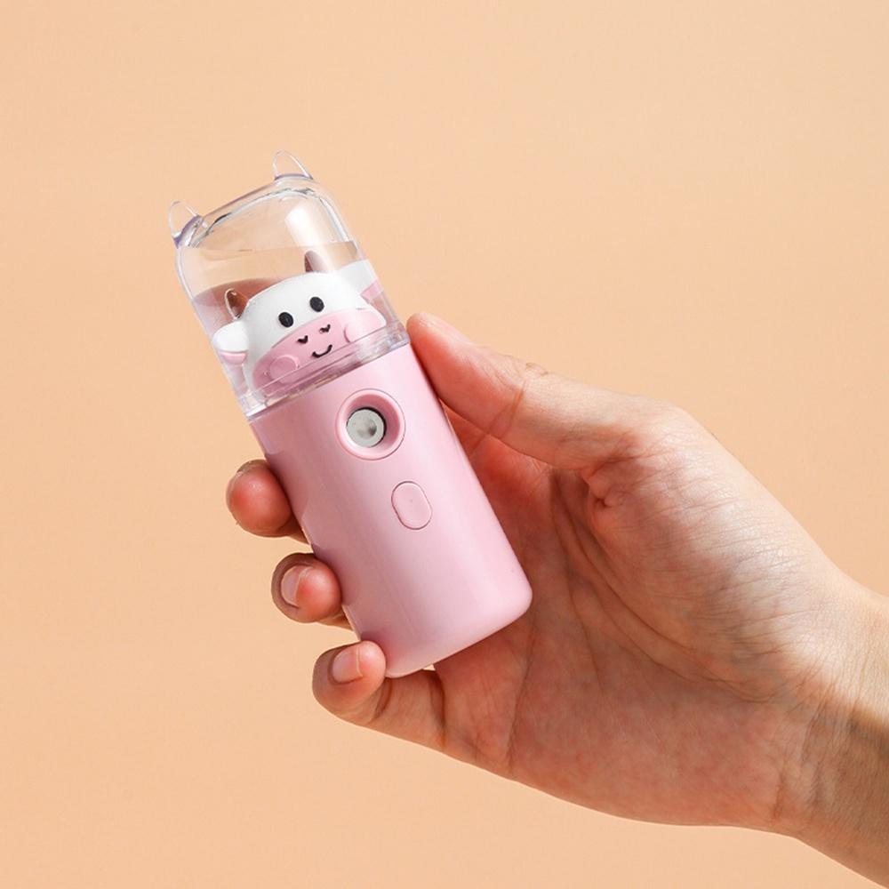 Dễ Thương Máy Phun Sương Tạo Độ Ẩm Cho Da Mặt Thiết Kế Nhỏ Gọn Sạc Usb Tiện Dụng