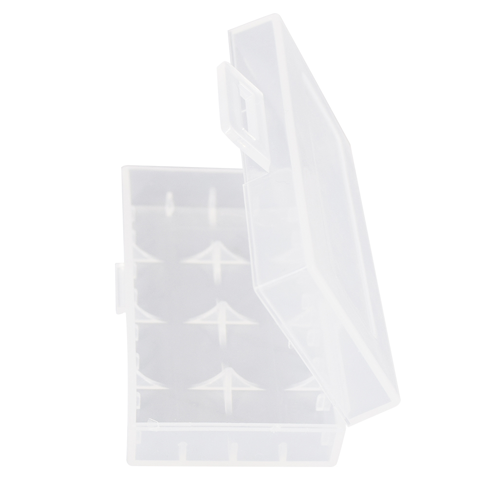 Hộp Đựng Pin 18650 Trong Suốt Chất Lượng Cao Bằng Nhựa Bền Có Nắp Đậy, 2