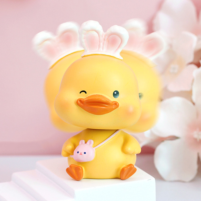 Mô hình vịt con lắc lư Crazy Duck ngộ nghĩnh đáng yêu