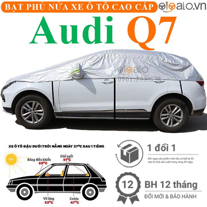 Bạt phủ nửa nóc xe Audi Q7 vải dù 3 lớp