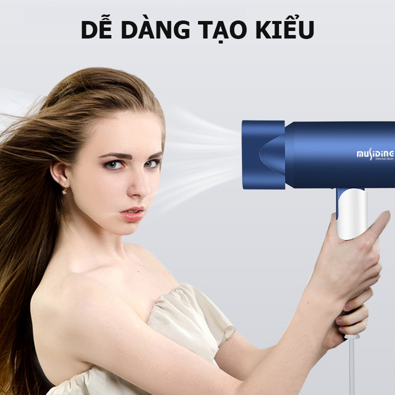 Máy Sấy Tóc Mini 2 Chiều Nóng Lạnh Cao Cấp Smart Dryer Máy Sấy Công Suất Lớn 2000W Có Ion Âm Tạo Kiểu Dễ Dàng Tay Cầm Dễ Dàng Gấp Gọn Tiện Lợi Phù Hợp Với Gia Đình Học Sinh Sinh Viên