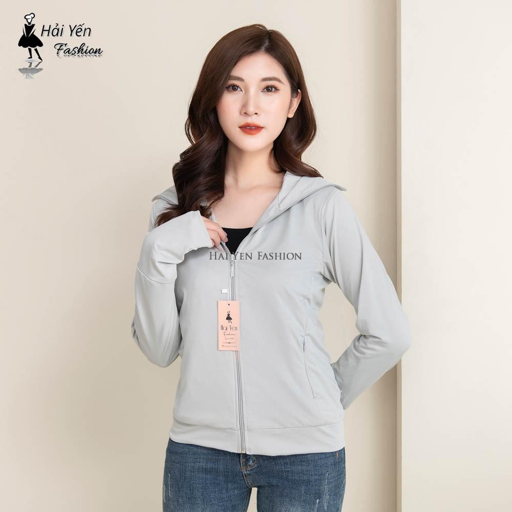 Áo Chống Nắng 2 Lớp Nữ - Vải thông hơi Xuất Nhật - Size 40-68kg - Mặc được 2 mặt - 7 màu thời trang