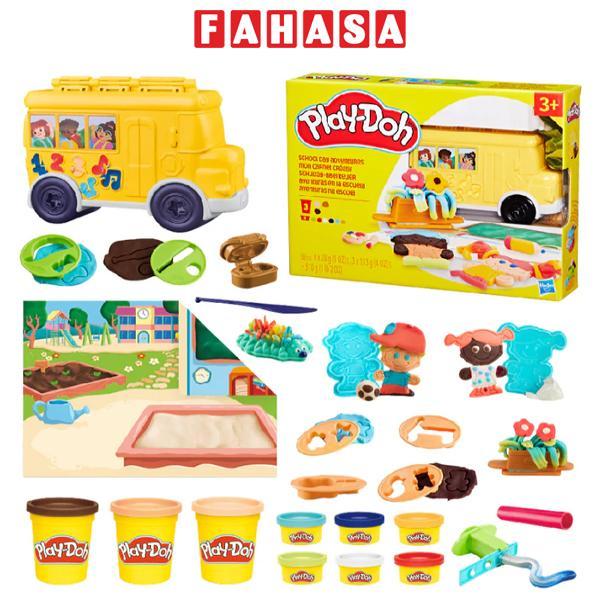 Bộ Đồ Chơi Bột Nặn Xe Buýt Vui Học - Playdoh F9140 (23 Chi Tiết)