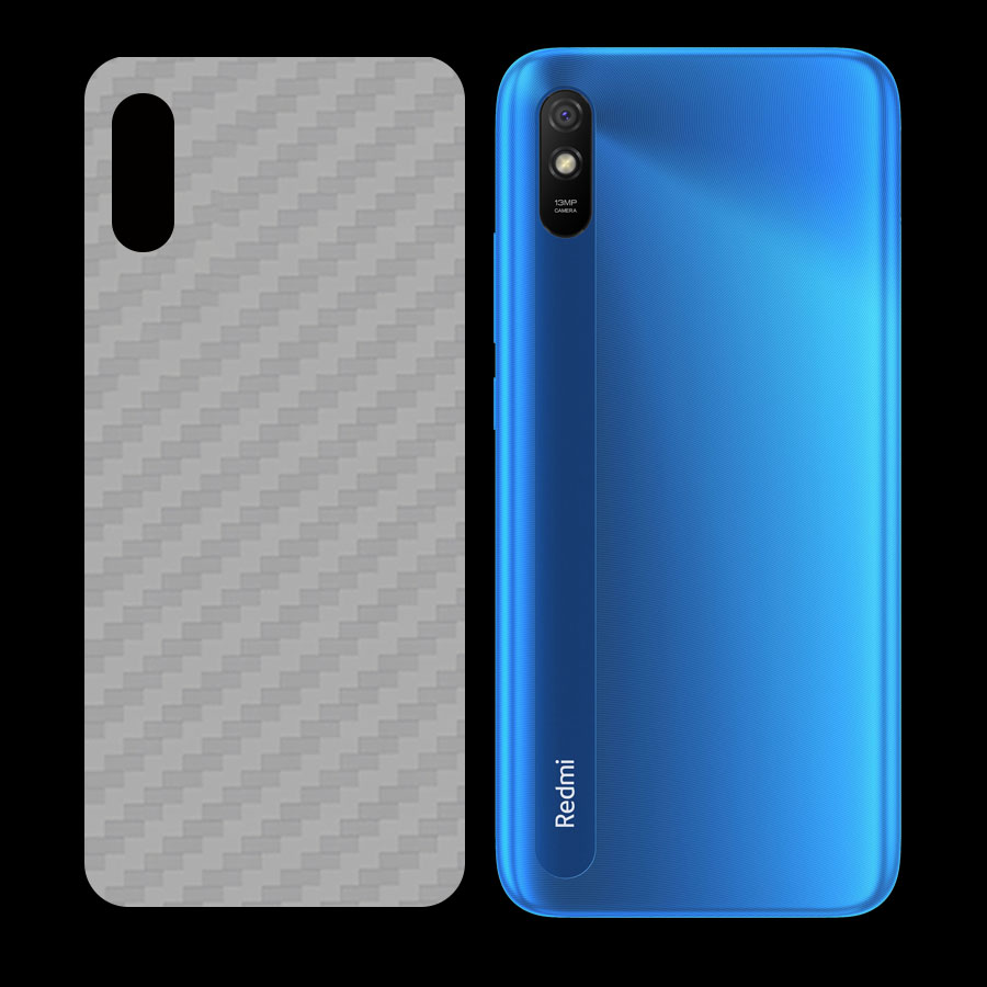 Miếng Dán Mặt Lưng Cacbon Dành Cho Xiaomi Redmi 9A- Handtown - Hàng Chính Hãng