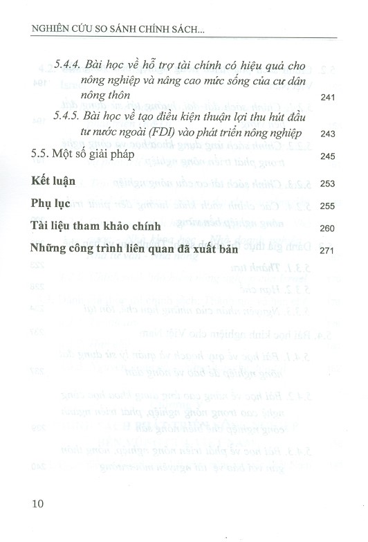 Nghiên Cứu So Sánh Chính Sách Nông Nghiệp Ở Trung Quốc, Thái Lan, Israel Và Bài Học Kinh Nghiệm Cho Việt Nam