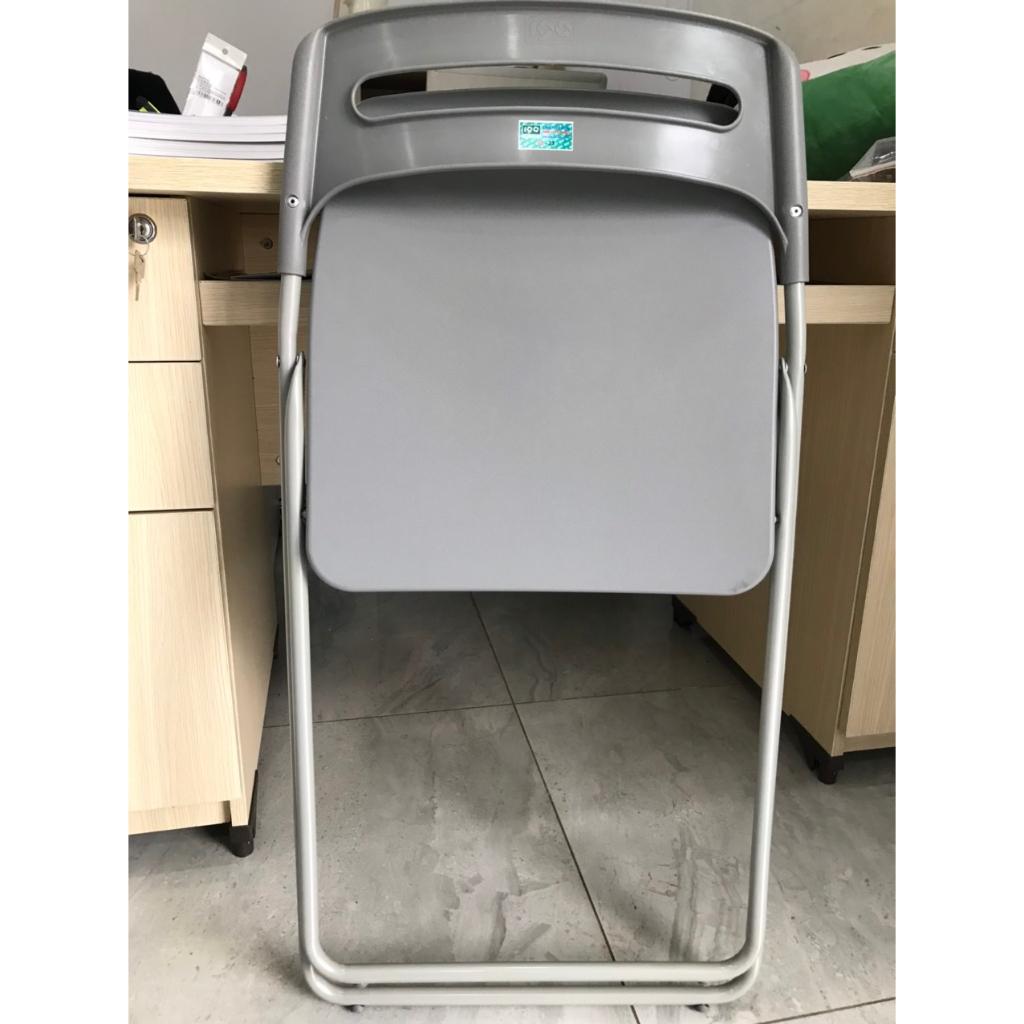 Ghế xếp gấp gọn văn phòng GG08-S khung thép sơn, mặt nhựa đúc, bảo hành 12 tháng