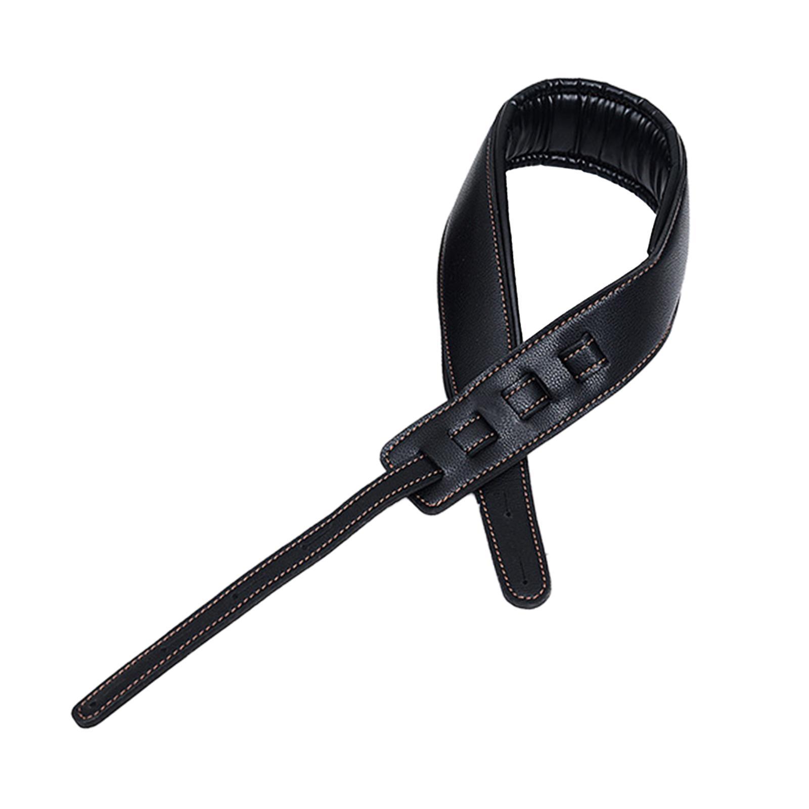 Guitar Strap Leather Soft Padded  for Acoustic Guitar Classical Guitars