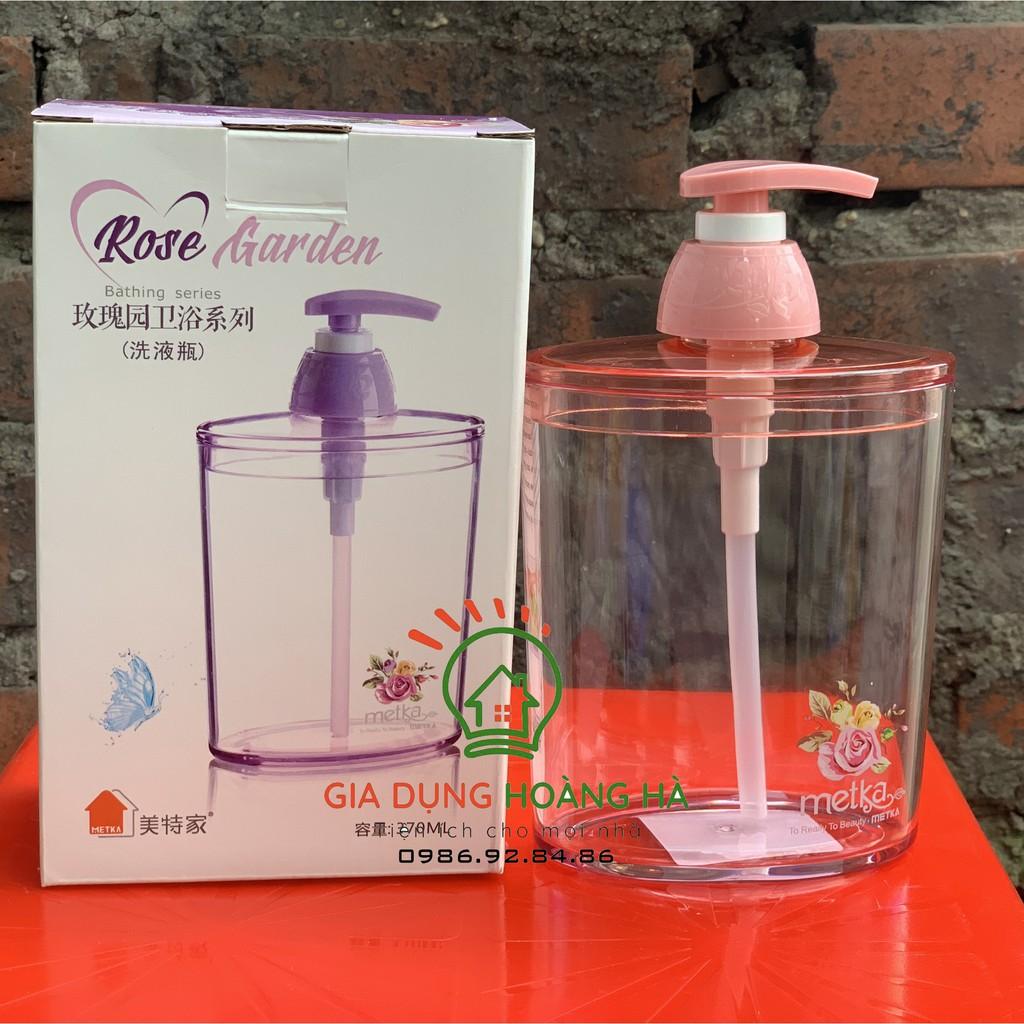 Chai, Hộp Đựng Sữa Tắm, Dầu gội, Nước rửa tay, Xà phòng 400ml Bằng Nhựa Fit Cao Cấp trong khách sạn