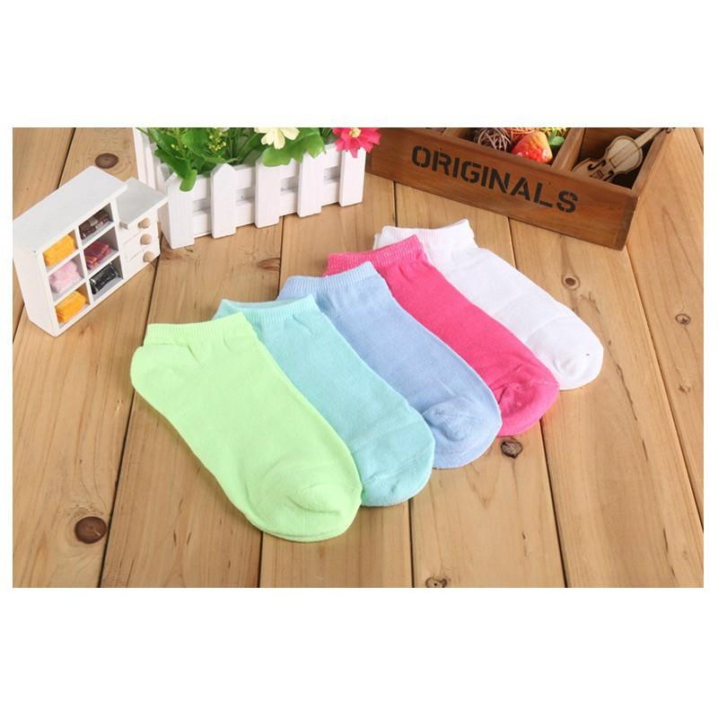 Vớ trơn cổ ngắn cotton siêu mềm