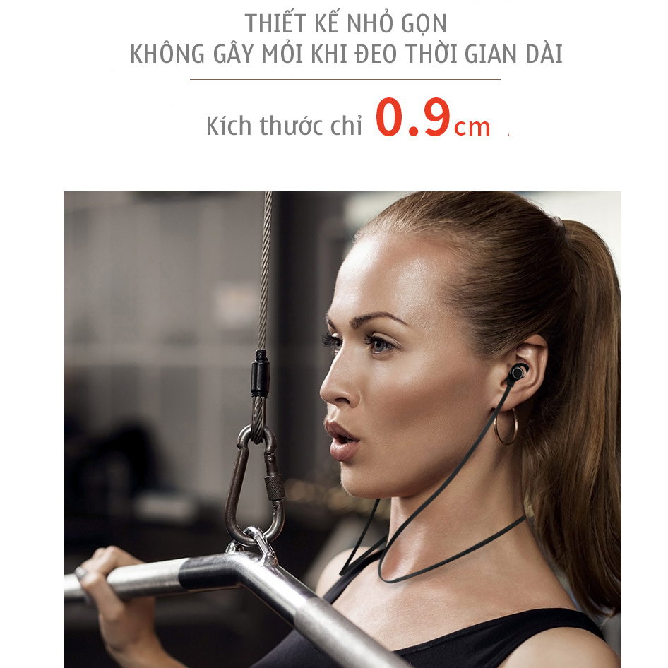 Tai nghe không dây nhét tai bluetooth V4.1 MOLOKE S7 (Có micro đàm thoại) + Tặng kèm 3 bộ nút tai nhiều kích thước