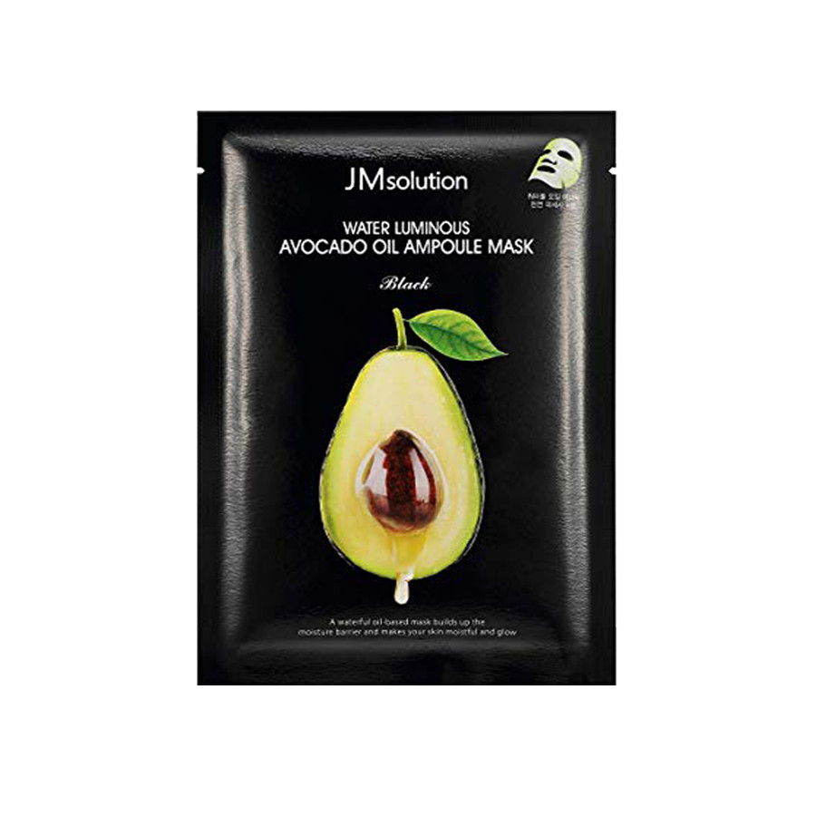 Mặt Nạ Cấp Ẩm Chiết Xuất Quả Bơ JM Solution Water Luminous Avocado Oil Ampoule Mask 30ml