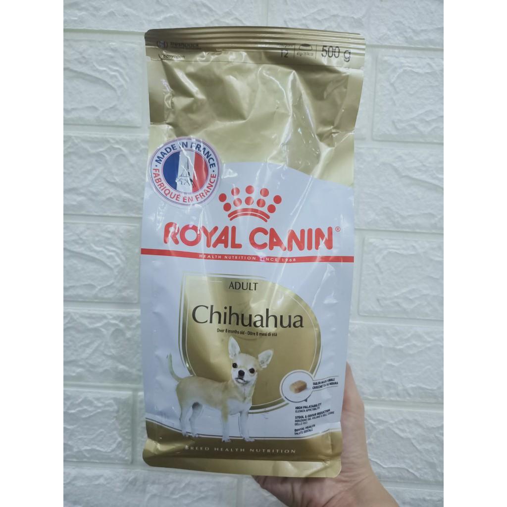 Thức ăn chó Royal Canin Chihuahua Adult 500g - Thức ăn cho chó lớn Chiahuahua