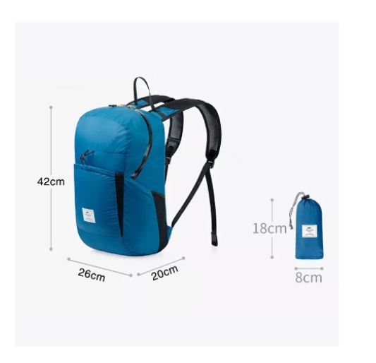 Balo du lịch gấp gọn chống nước 22L NatureHike NH17A017-B