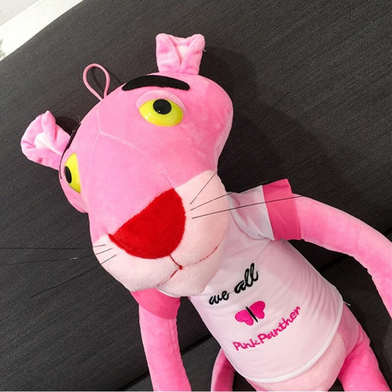 Gấu bông báo hồng Pink Panther – Quà tặng thú nhồi bông siêu dễ thương – Nhiều size từ 60 đến 130 cm – Gối ôm cho bé ngủ ngon