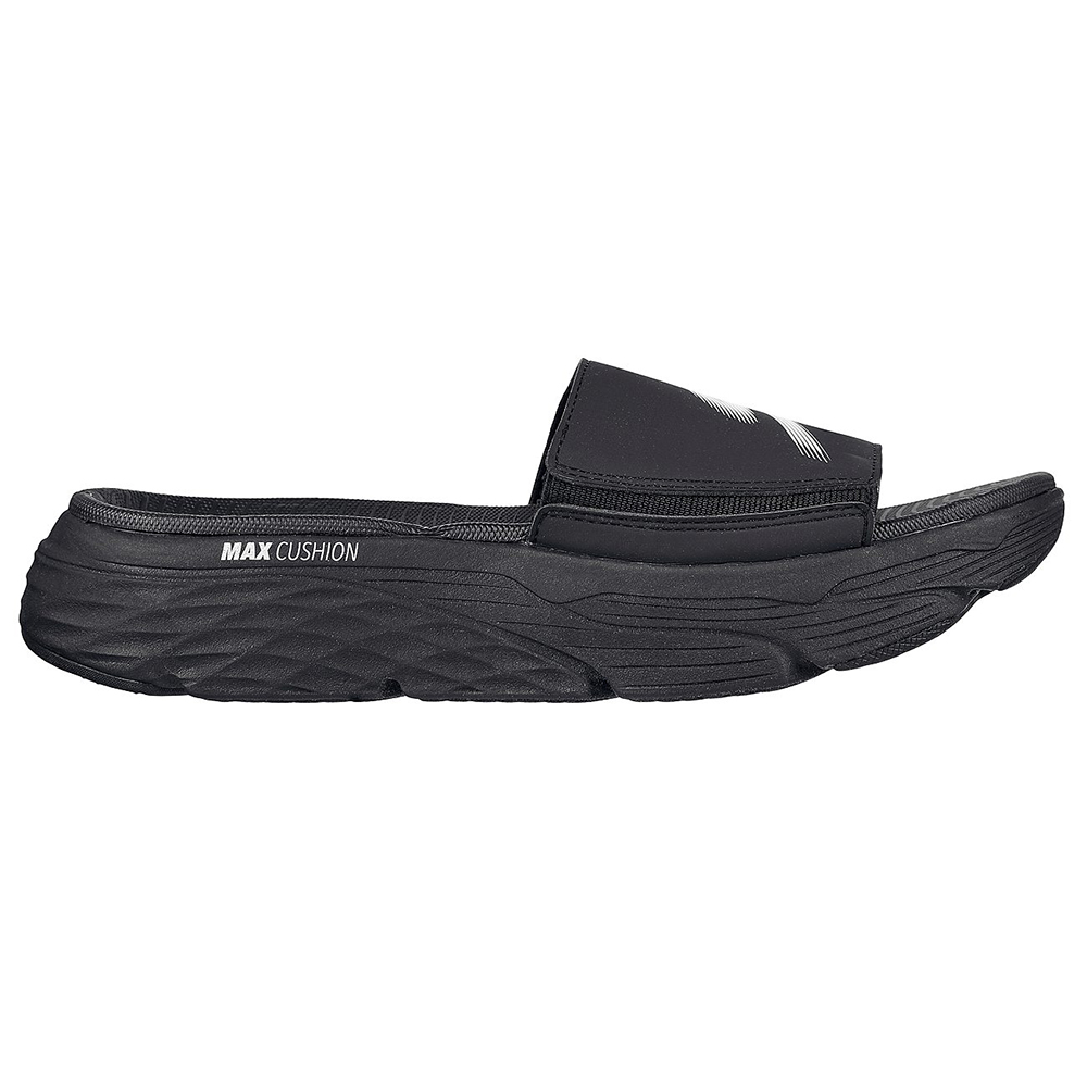 Skechers Nam Dép Quai Ngang Max Cushioning Sandal - 229014-BKW