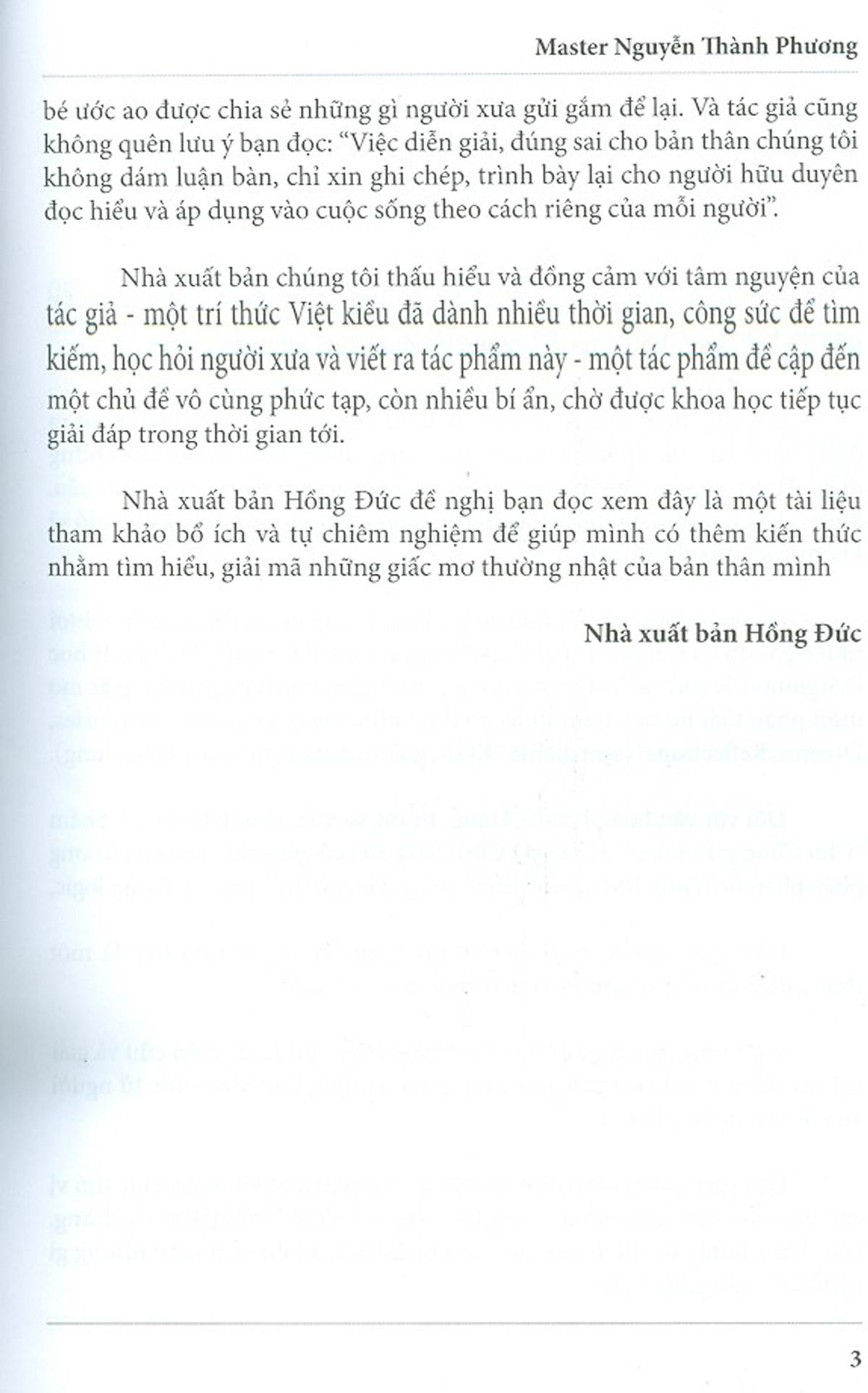 Ý Nghĩa Các Giấc Mơ