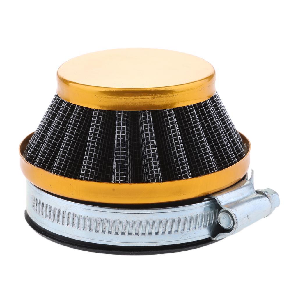 Yellow 58mm Air Filter Fit 47cc 49cc Mini Pocket Dirt Bike Minimoto Racing