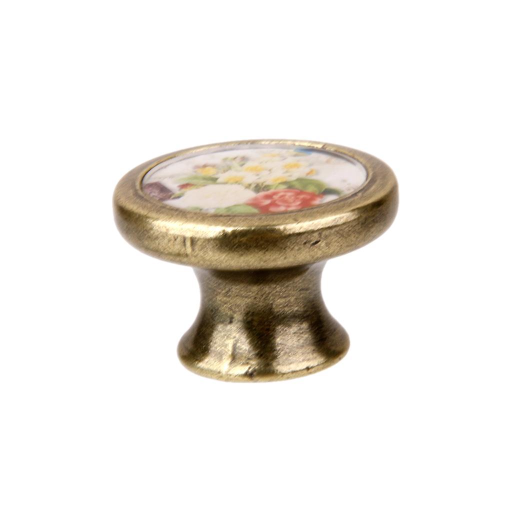 4-6pack Assorted Vintage Brass Wardrobe Cabinet Door Cupboard Drawer Handle Knob