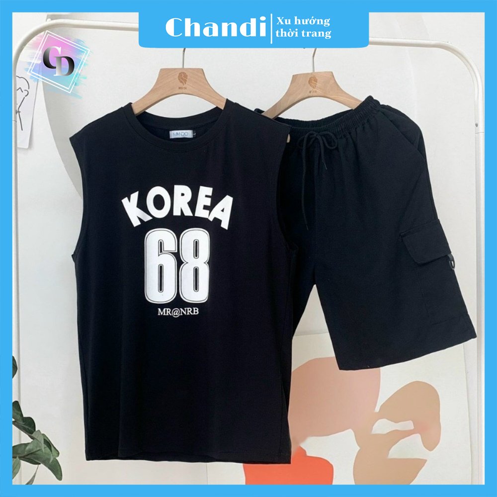 Đồ Bộ Thể Thao Nam co giãn tốt thương hiệu Chandi, Đồ Bộ Mặc Nhà chất liệu thun cao cấp mát mẻ, thấm hút mồ hôi tốt NT1900
