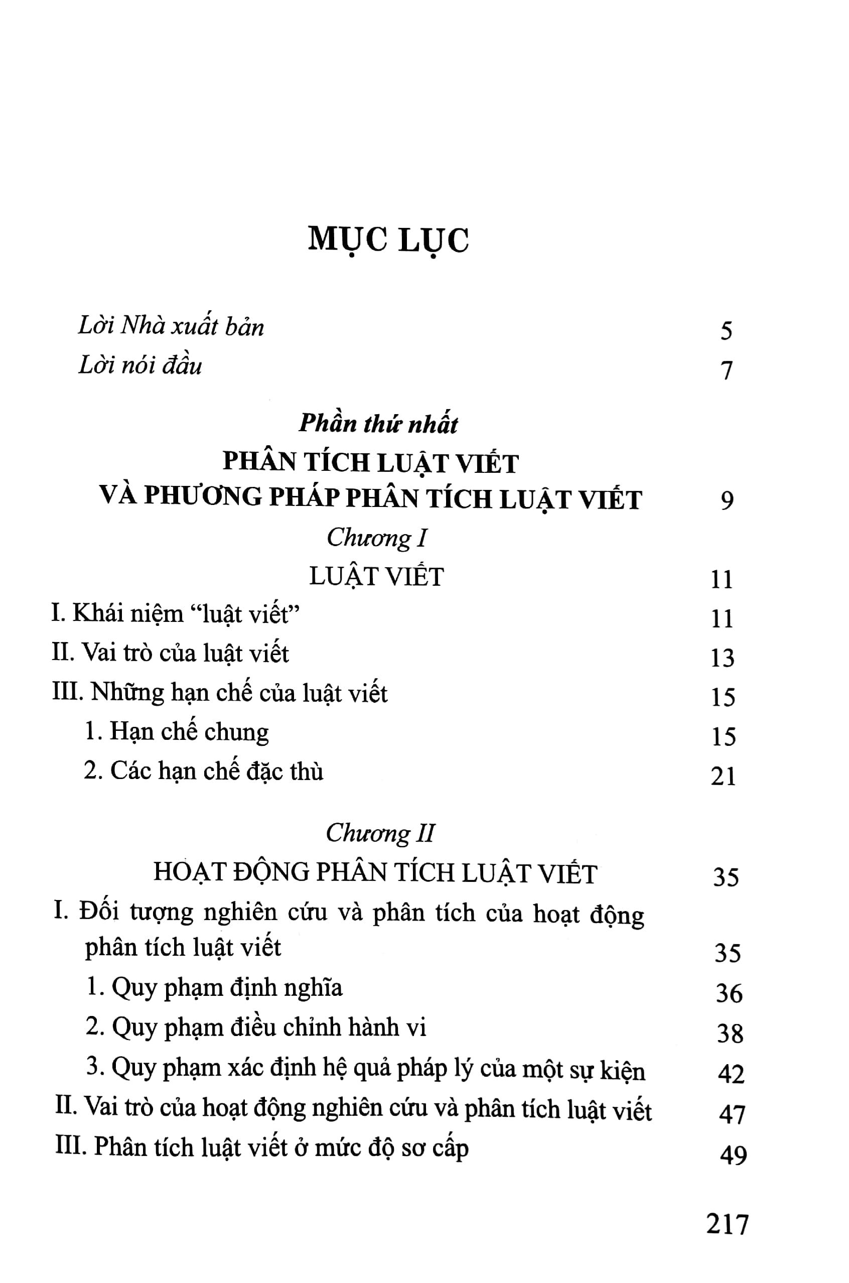 Phương Pháp Phân Tích Luật Viết (Xuất Bản Lần Thứ Tư, Có Sửa Chữa, Bổ Sung)