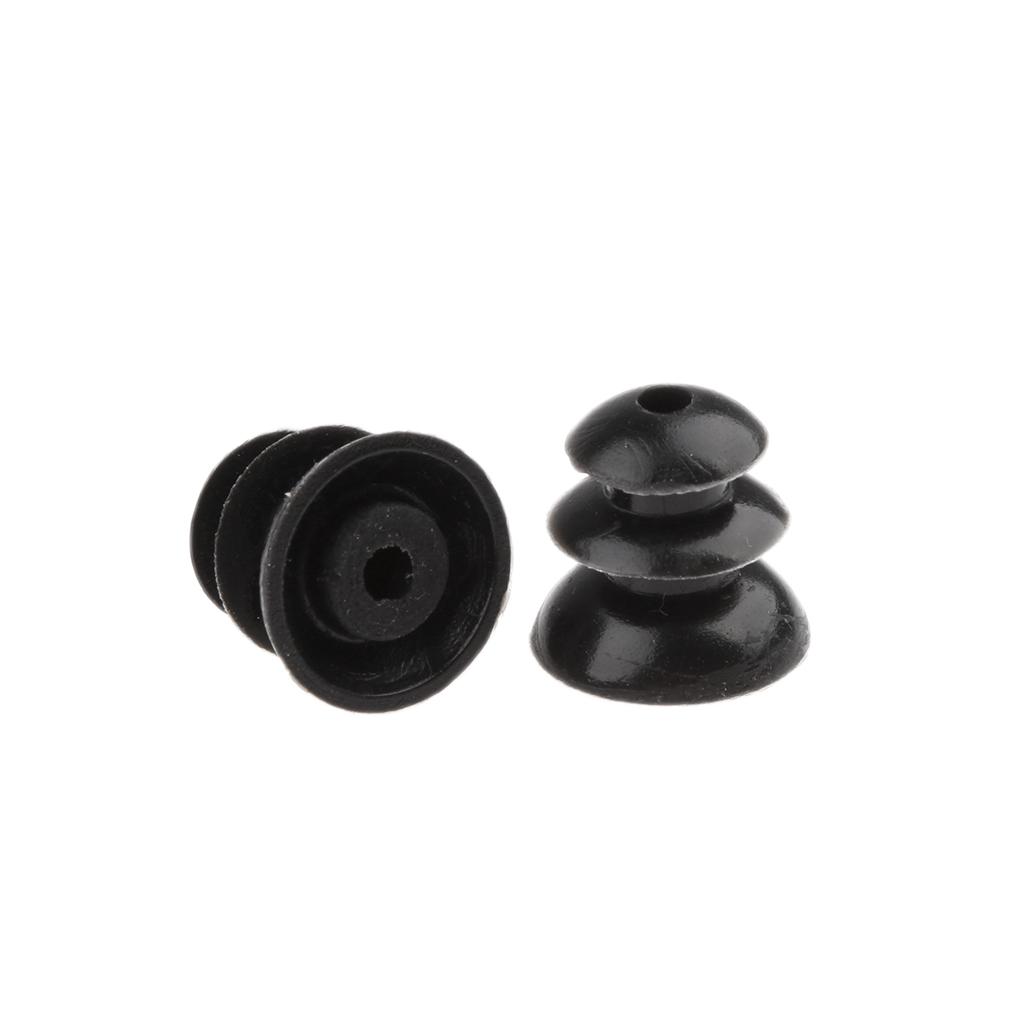 4X 3.5mm Waterproof Earphone Headphone Stereo Swimming for MP3 Radio iPod Black