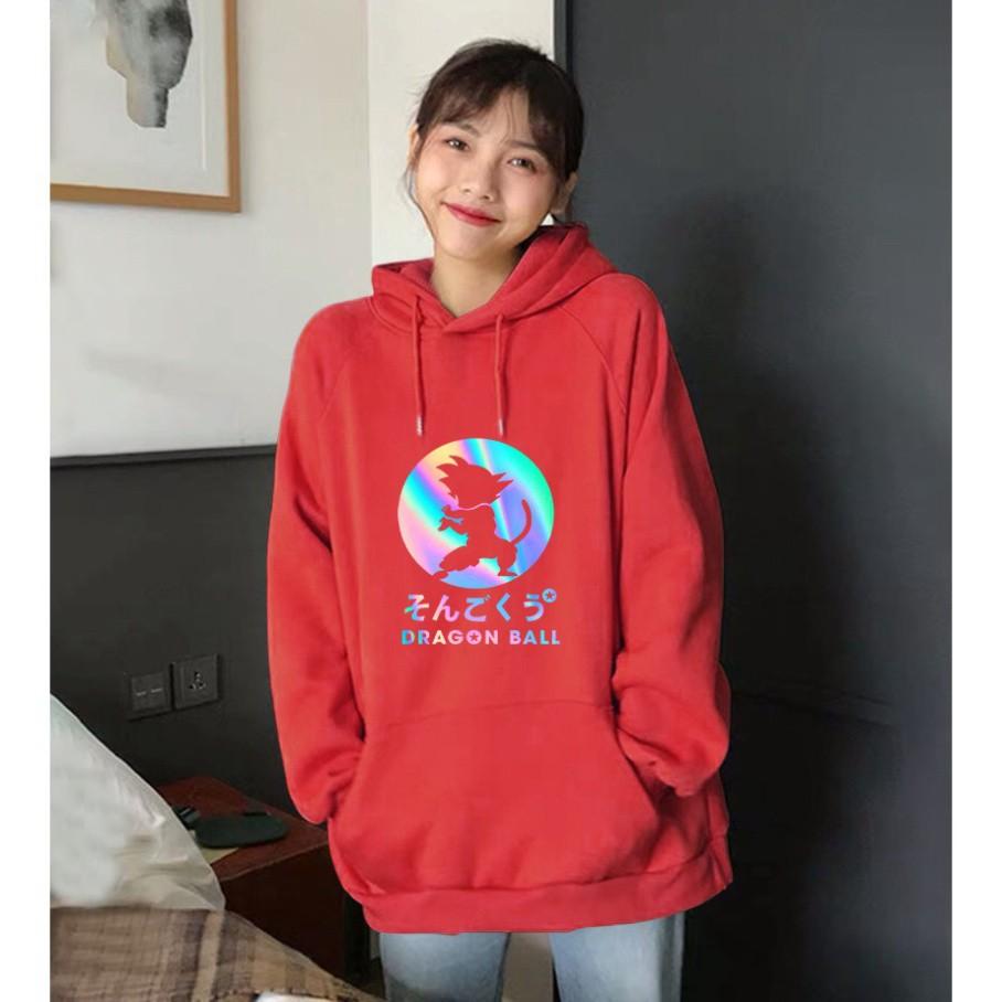 Áo hoodie DRAGON BALL phản quang, áo khoác nỉ nam nữ unisex form rộng dáng hàn – ST179- babitrendy