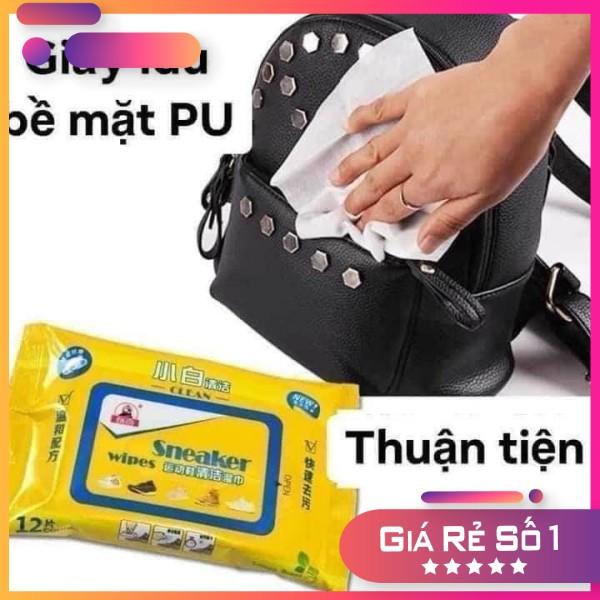 Khăn ướt lau giày Gói 30 khăn siêu sạch diệt khuẩn