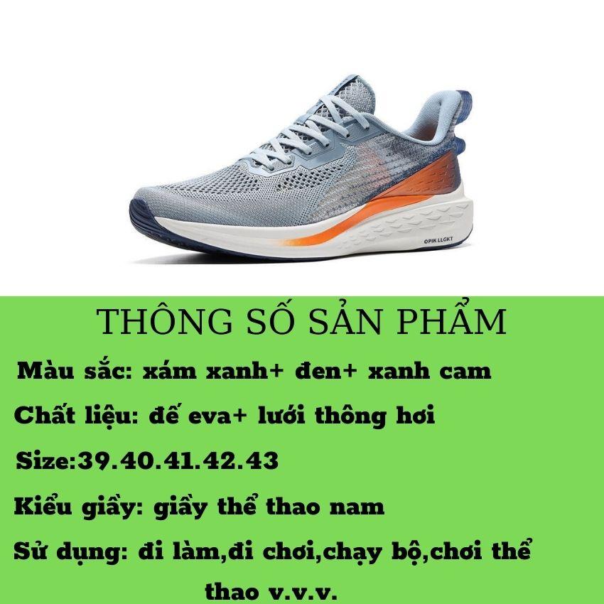 Giày Thể Thao Nam Siêu Nhẹ Thông Hơi Thoáng Khí Kiểu Dáng Thời Trang Sử Dụng Đi Làm,Đi Chơi,Chạy Bộ,Tập Gym v,v, GNA06