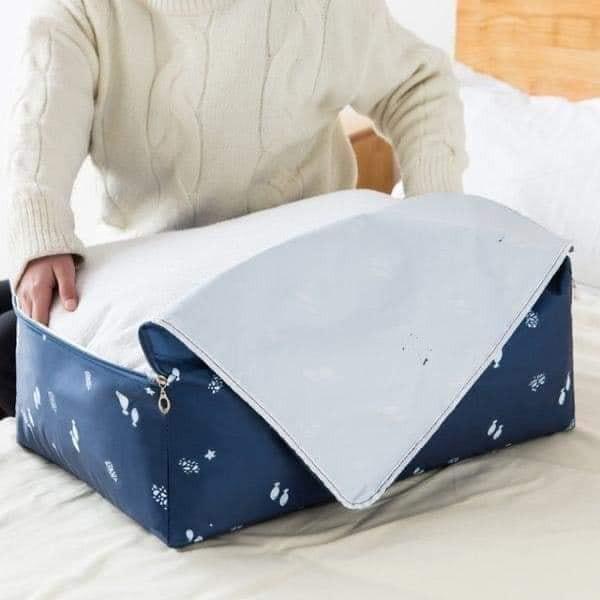 Set 3 túi đựng chăn màn quần áo xịn, túi đựng chăn