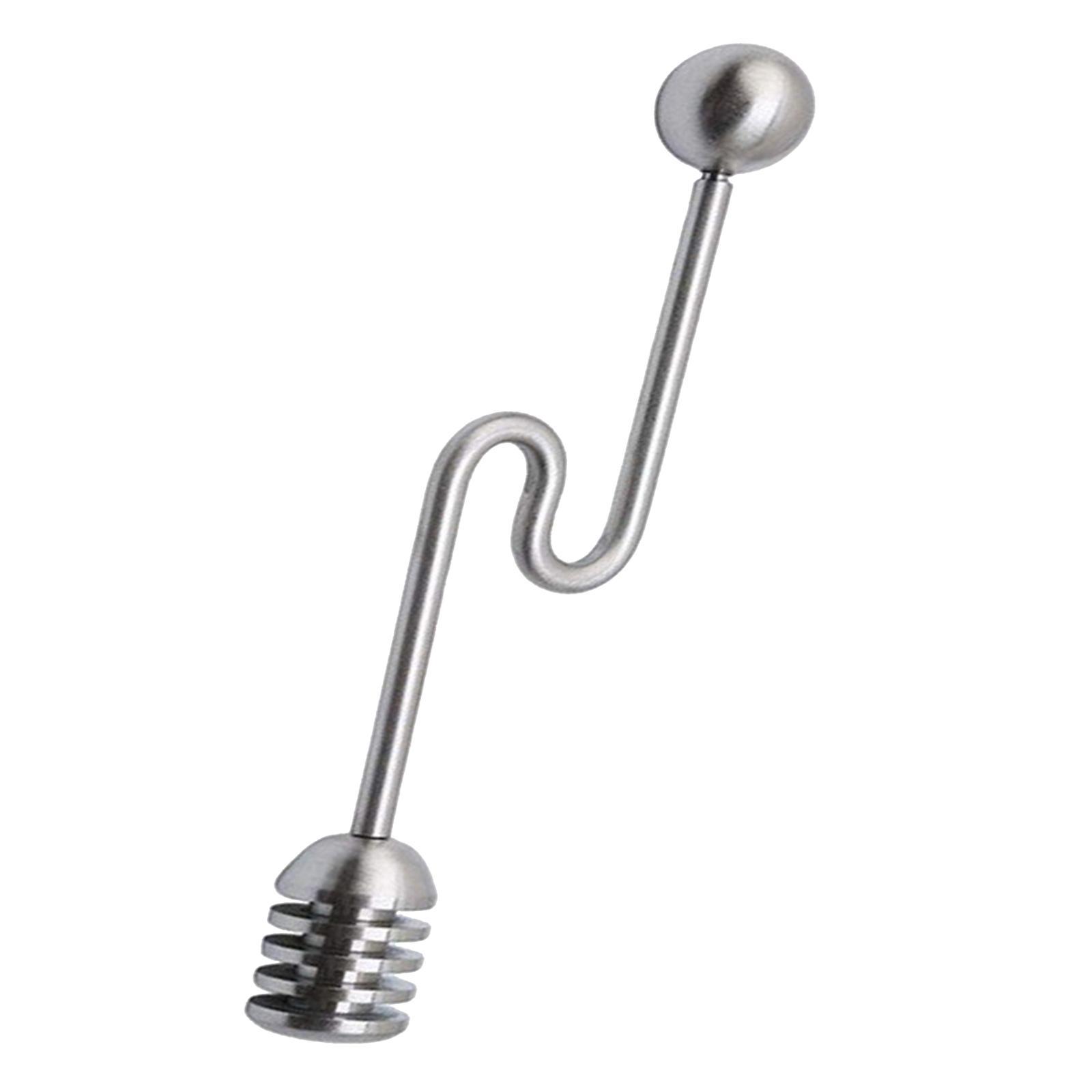 Mixing Spoon Reusable Long Handle Bending Rod honey spoons for Espresso