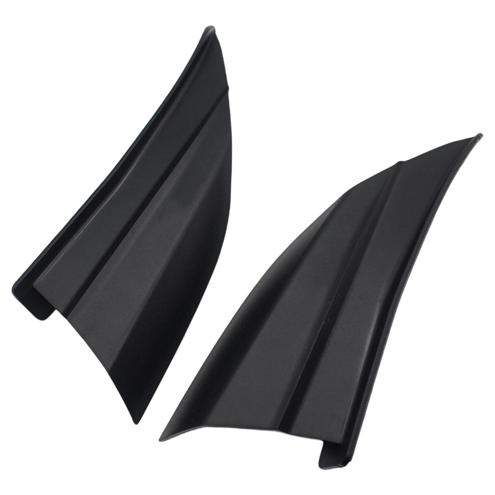 2Pcs Motorcycle Aerodynamic Winglets Fits for  155 2020 2021 Durable black