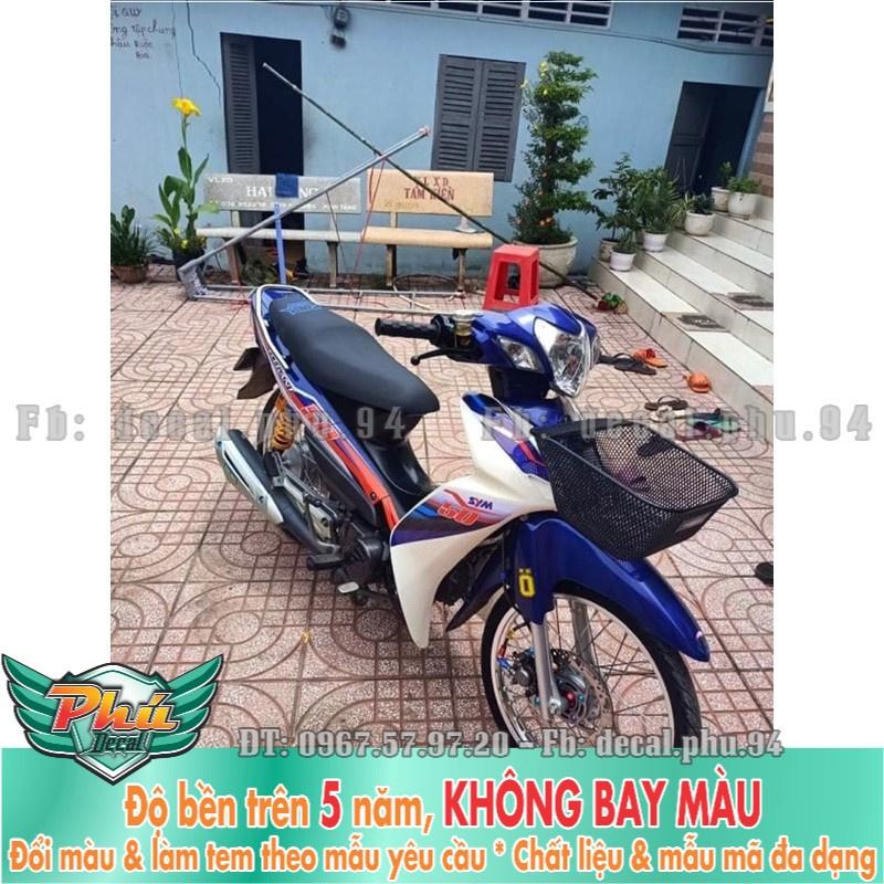 Tem rời Elegant Cam trắng xanh 2016