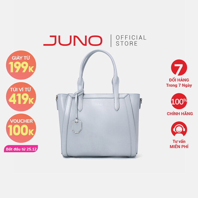 Túi Xách Nữ Thời Trang JUNO Cỡ Lớn Tote Gắn Charm Pixel TXL059