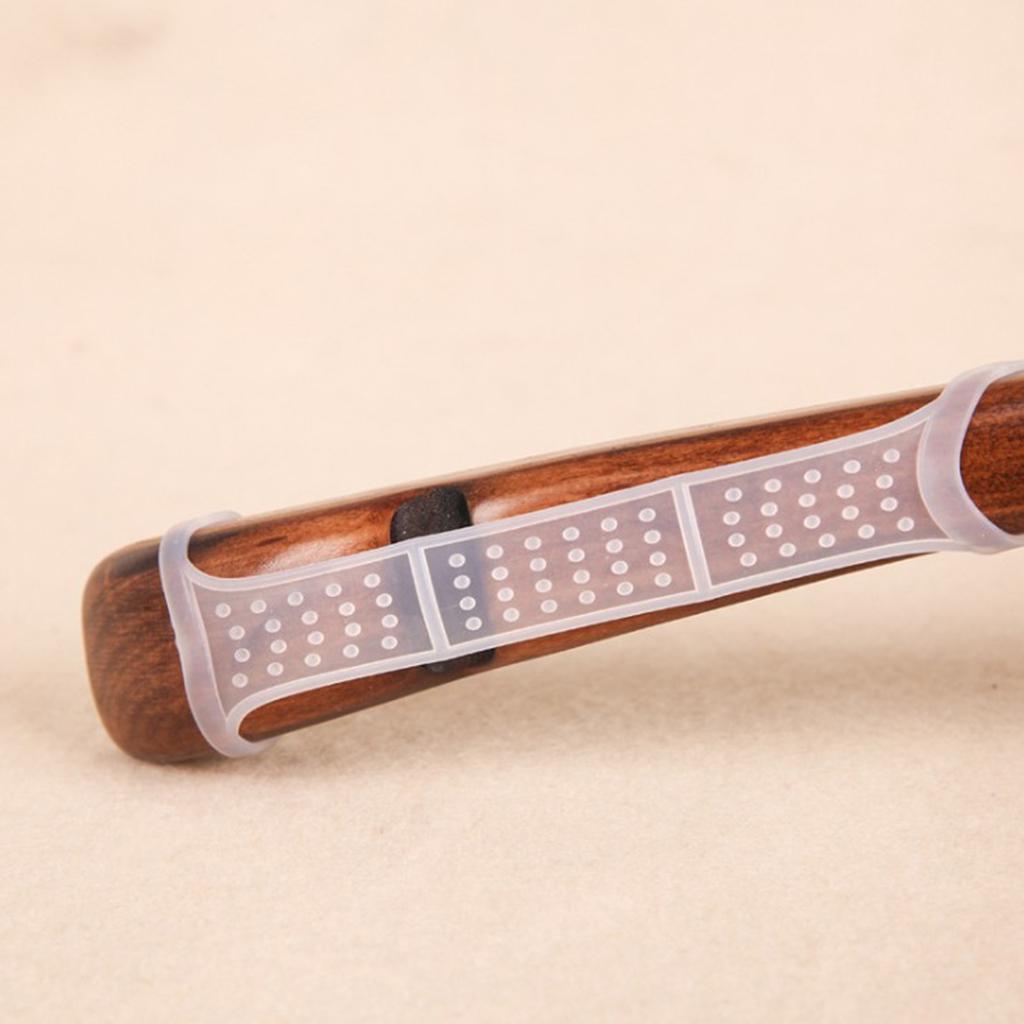 100Pcs Non-Slip Silicone Clothes Hanger Grips Clothing Hanger Strips White